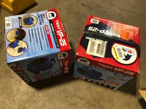 Lot of 2 B-Air 14 HP Air Mover Blower Fan for Water Damage Restoration Carpet Dryer Floor Home and Plumbing Use in Blue   Customer Returns See Pictures