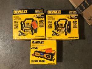Lot of Assorted Dewalt Portable Power Stations Various Models and Conditions    Customer Returns See Pictures