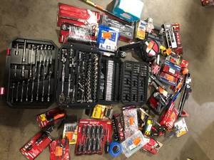 Lot of Assorted Hand Tools and Hardware Various Models and Conditions Customer Returns See Pictures