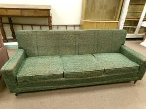 lot 3 image: Mid Century Chair and Sofa...