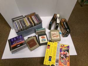 lot 85 image: Lot of Jazz Cds ,8 Tracks and VHS...