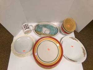 lot 90 image: Lot of misc dishes...