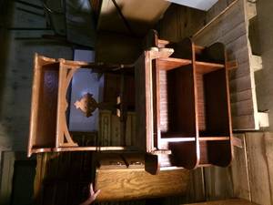 lot 183 image: Mid-Century Book Shelf with Wooden ...