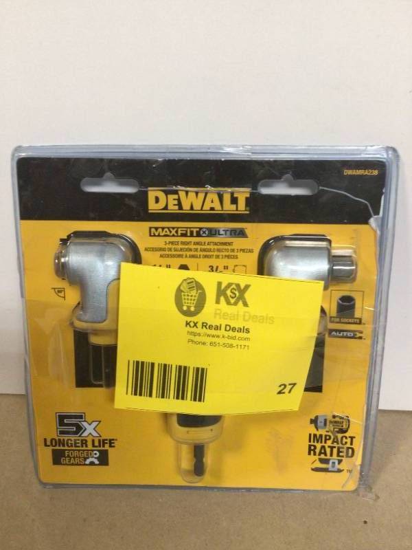 DEWALT MAXFIT ULTRA 3-in-1 Right Angle Attachment Set Customer