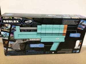 NERF Roblox Sharkbite Web Launcher Rocker Nerf Blaster Customer Returns See Pictures
