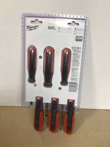 Milwaukee PhillipsSlotted Hex Drive Screwdriver Set with Tri-Lobe Handle (6-Piece) Customer Returns See Pictures