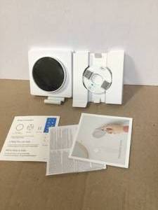 Google Nest Thermostat - Smart Programmable Wi-Fi Thermostat - Snow Missing Hardware Customer Returns See Pictures