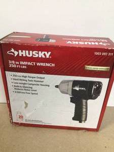 Husky 250 ft.lbs. 38 In. Impact Wrench Customer Returns See Pictures