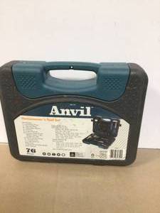 Anvil 76-Piece SAE and Metric Homeowners Tool Kit with Case Customer Returns See Pictures
