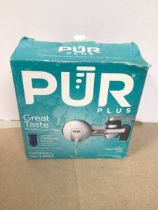 PUR PLUS Faucet Mount Filtration System, Chrome Customer Returns See Pictures