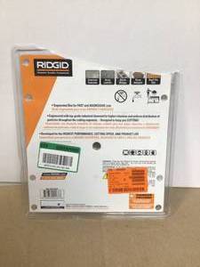 RIDGID 10 in. Segmented Diamond Blade Customer Returns See Pictures