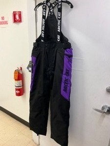lot 96 image: New Arctic sledding bibs- womens blackpurple