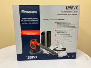 lot 8 image: Husqvarna new in box 125bvx  leaf blower