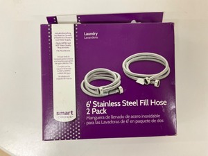 lot 37 image: Stainless steel 6 laundry fill hoses