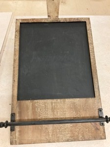 lot 52 image: Chalkboardpapertowel hanger