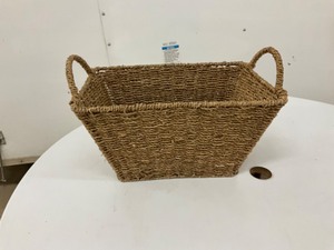 lot 54 image: Woven rope basket vintage