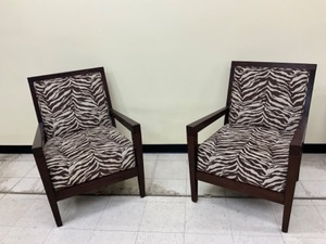 lot 57 image: Set of two Sturdy Accent chairs