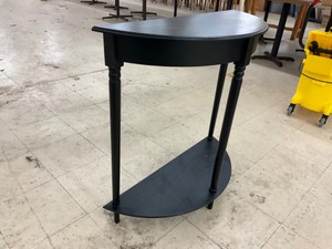 lot 136 image: 3 leg wall flush accent table