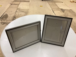 lot 151 image: Set of two matching silver frames