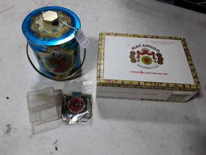 lot 27 image: Candy & Tobacco Containers