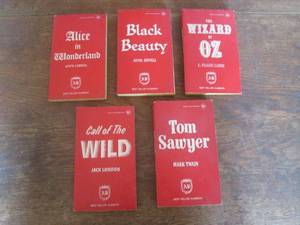 (DLR) 5 Vintage Award Books Inc Best Seller Classics Books Soft Cover