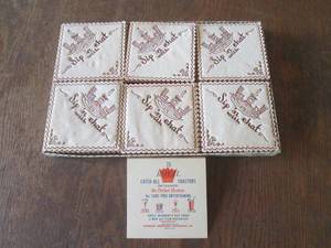 (DLR) Box of Vintage Sip N Chat with Royal Catch-All Coasters
