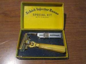 (K) Vintage Schick Injector Razor Speacial Kit with Blades in Original Box