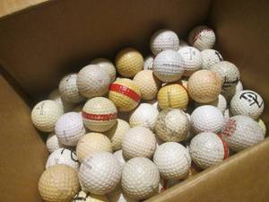(DLR) Box of Assorted Used Golf Balls