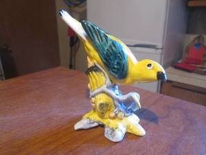 (LR) Vintage Stangl Pottery Yellow Warbler Bird Figurine #3447
