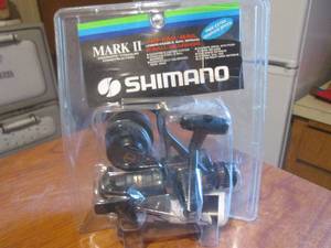 (K) Shimano Mark II Fishing Reel with Extra Spool