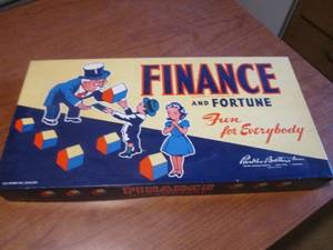 (DLR) Vintage Parker Brothers Finance And Fortune Fun for Everybody Board Game - Not Sure If Complete