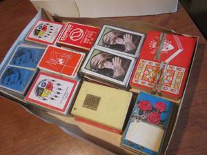 (DLR) Assortment of Vintage Decks of Playing Cards