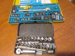 (DLR) 14 Drive Socket Set and Partial 38 Drive Socket Set