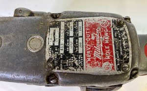 lot 166 image: Milwaukee Heavy Duty Hole Hawg Model 413.3553