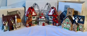 lot 177 image: Vintage Department 56, Including Knottinghill Church and More