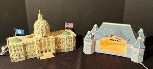 lot 94 image: Lake Harriet Band Shell and Minnesota State Capital Illuminating Decor by City Sights for Daytons