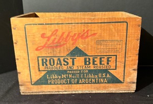 lot 222 image: Two Vintage wooden Crates