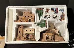 lot 225 image: Department 56 Heritage Village Collection Little Town of Bethlehem Series