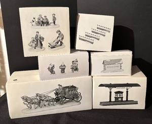lot 228 image: Department 56 Heritage Village Collection Accessories