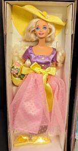 lot 35 image: Three Avon Spring Barbie Dolls