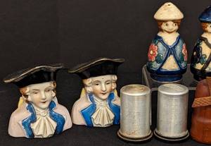 lot 54 image: Assorted Vintage Salt and Pepper Shakers
