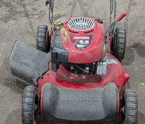 lot 56A image: Craftsman Ez Walk Lawnmower