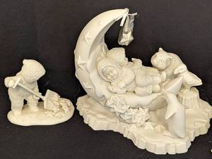 lot 280A image: Assorted Vintage Snowbabies Figurines