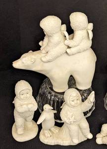 lot 304A image: Assorted Vintage Snowbabies Figurines