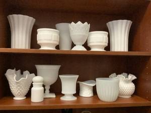 Milk Glass and White Glass