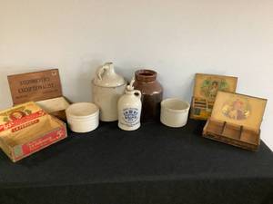 Crocks & Cigar Boxes