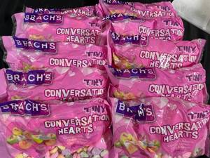 Brachs Tiny Candy Hearts 10 x 14oz bags Best By 112024