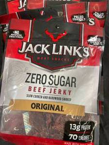 Jack Links zero sugar Beef Jerky 6x 2.6oz bags Best By 07302023