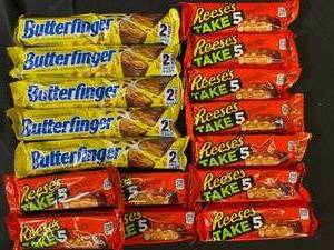 Butterfinger Reeses Take five bars Variety pack