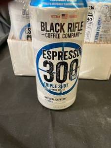 Black Rifle Vanilla Bomb Triple shot 12 x 16oz cans Best By 03072024